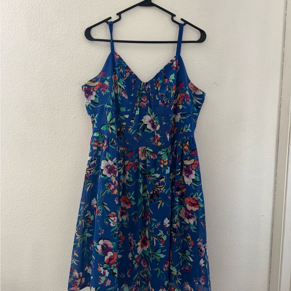 Nicole by Nicole Miller Floral Midi Dress